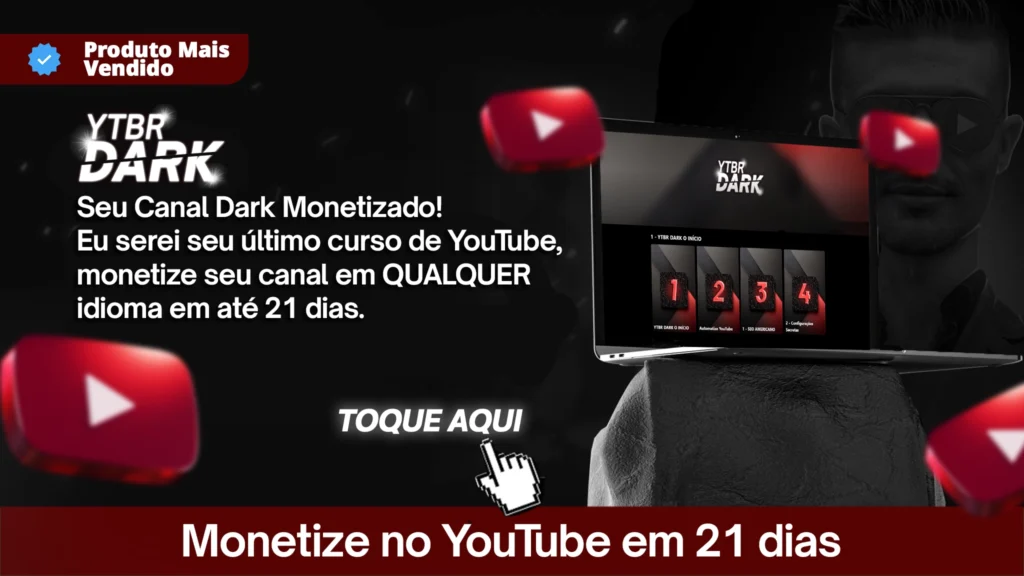 ytbrdark jhoel de paula, curso completo em youtube